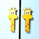 Handcrafted Acacia Wood Giraffe Handle Pair